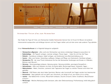 Tablet Screenshot of heimwerker-forum.biz